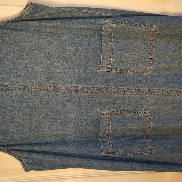 SOLD Vintage TY Original Wear Denim Maxi Dress - Picture 3 of 4